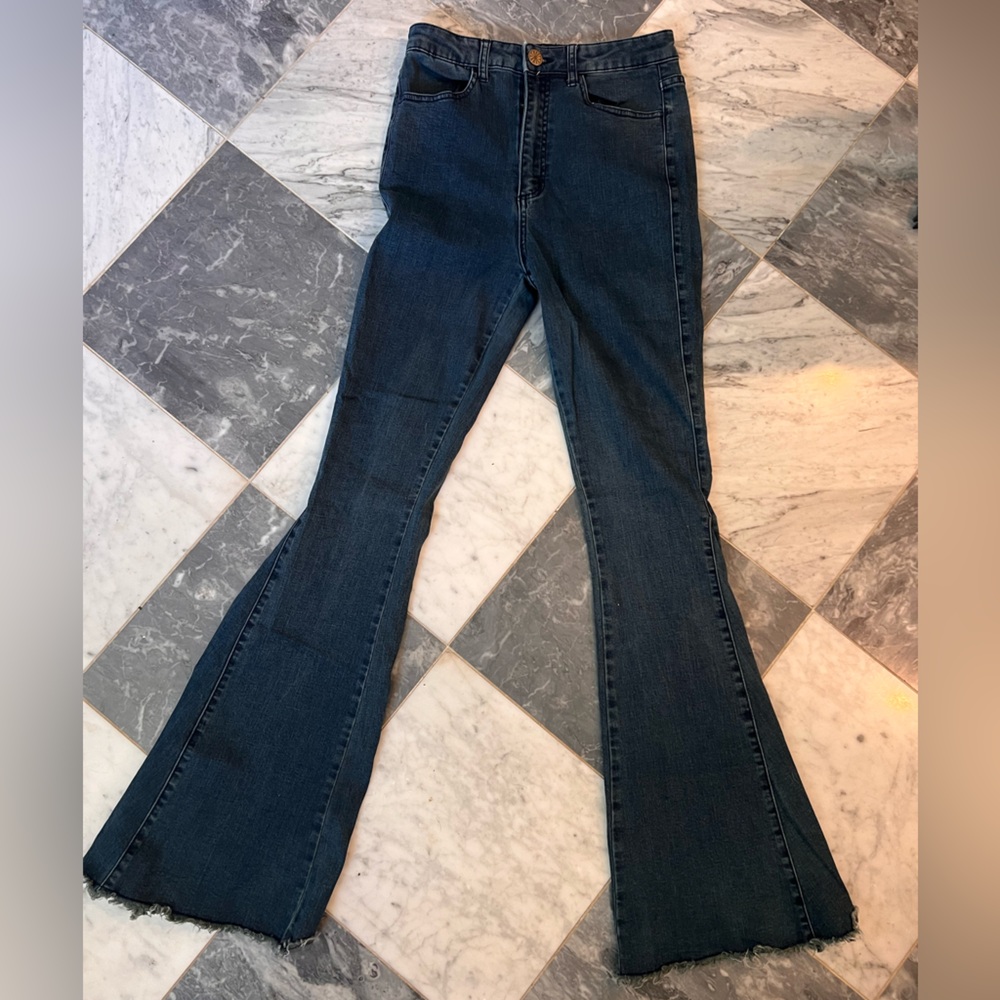 Show Me Your MuMu Dark Blue Flare Jeans